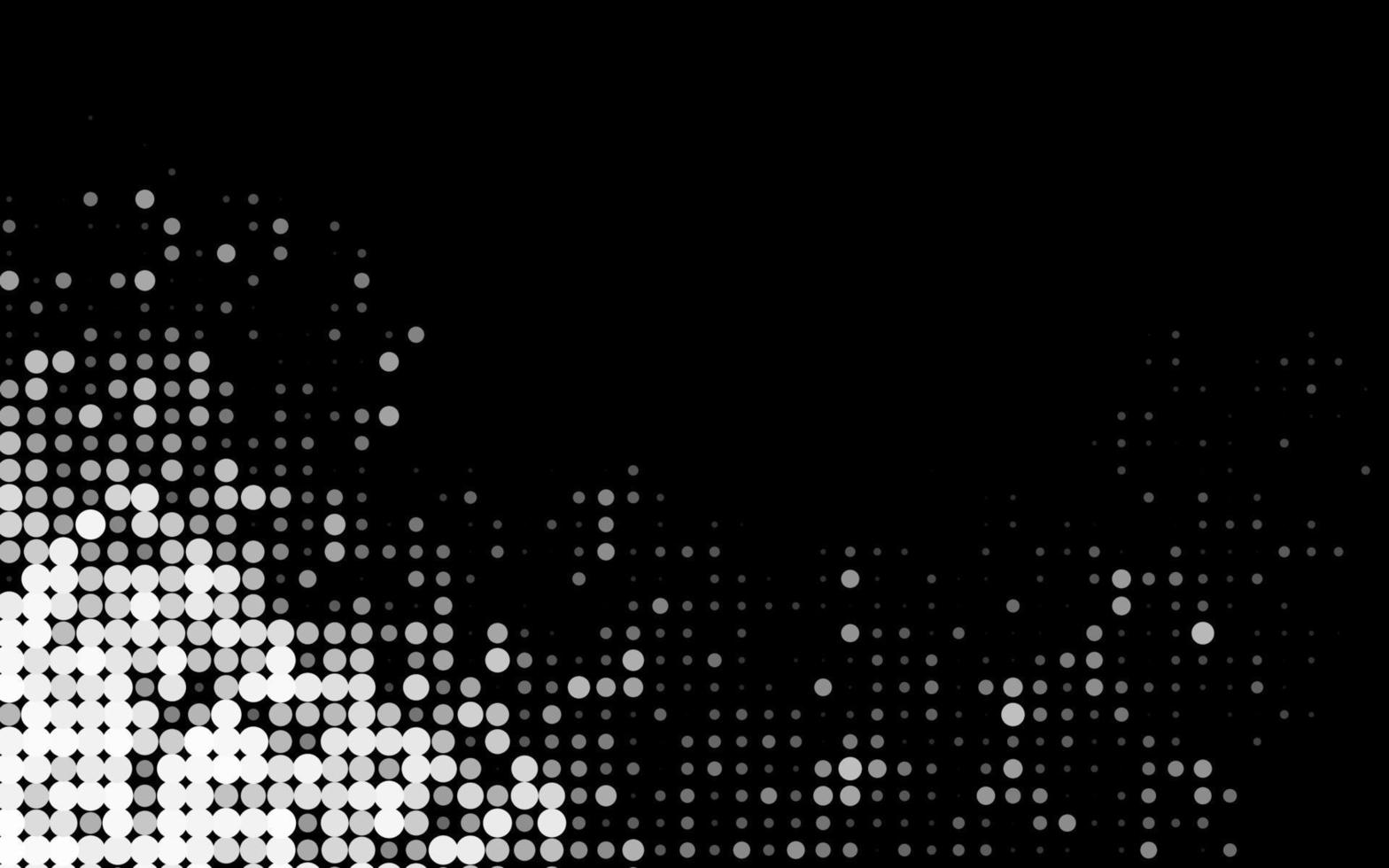 Dark Silver, Gray vector pattern with spheres.