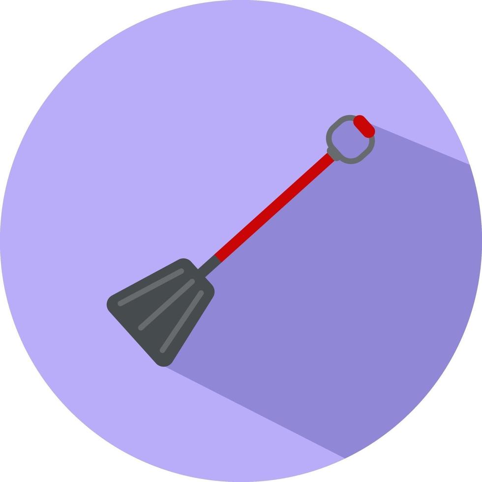 Snow spade, illustration, vector on a white background.