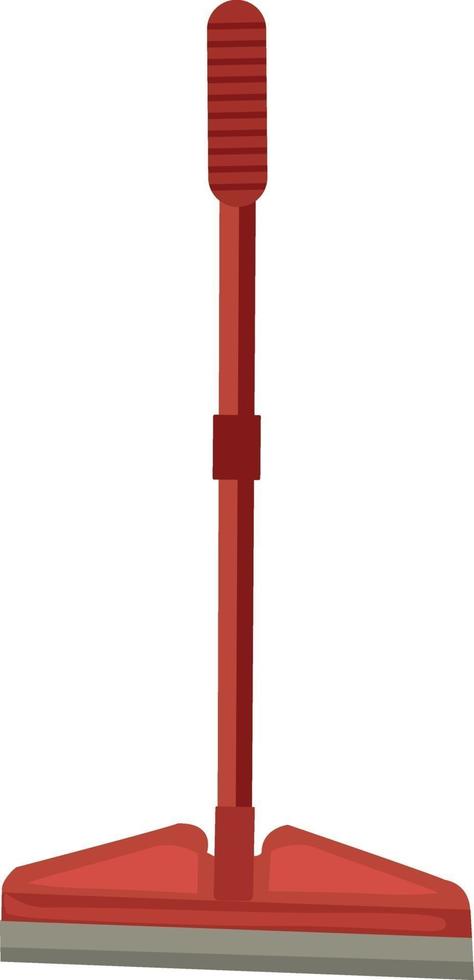 Red wiper, illustration, vector on a white background.