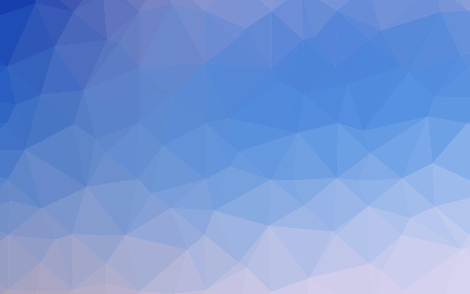 Light BLUE vector shining triangular background.