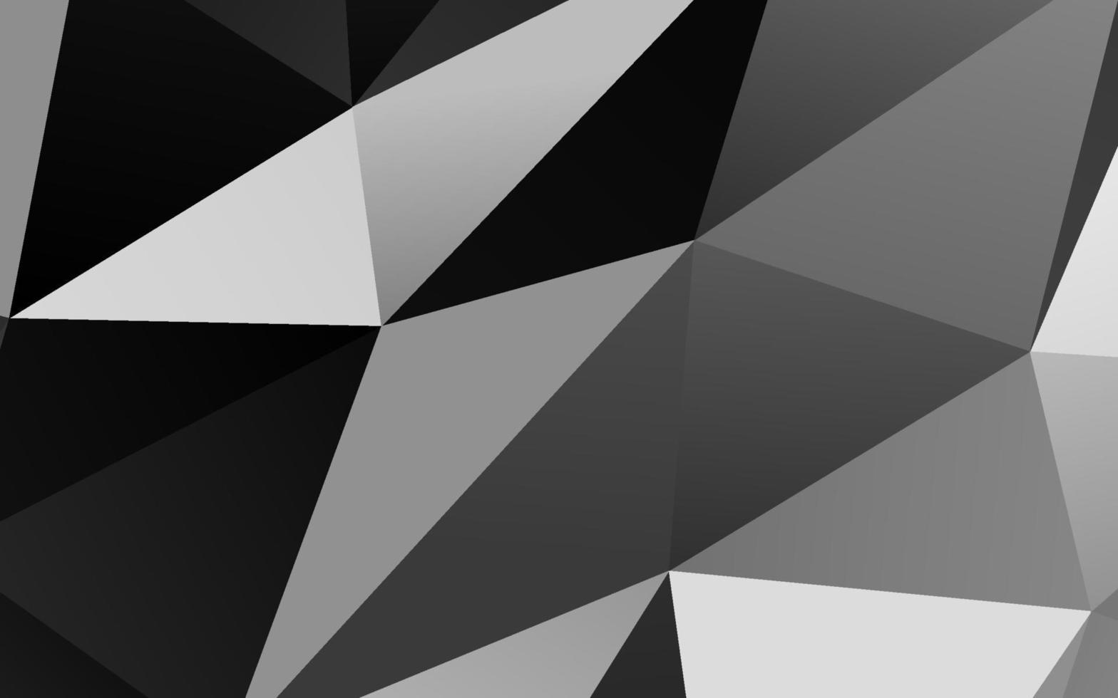 Light Silver, Gray vector triangle mosaic template.