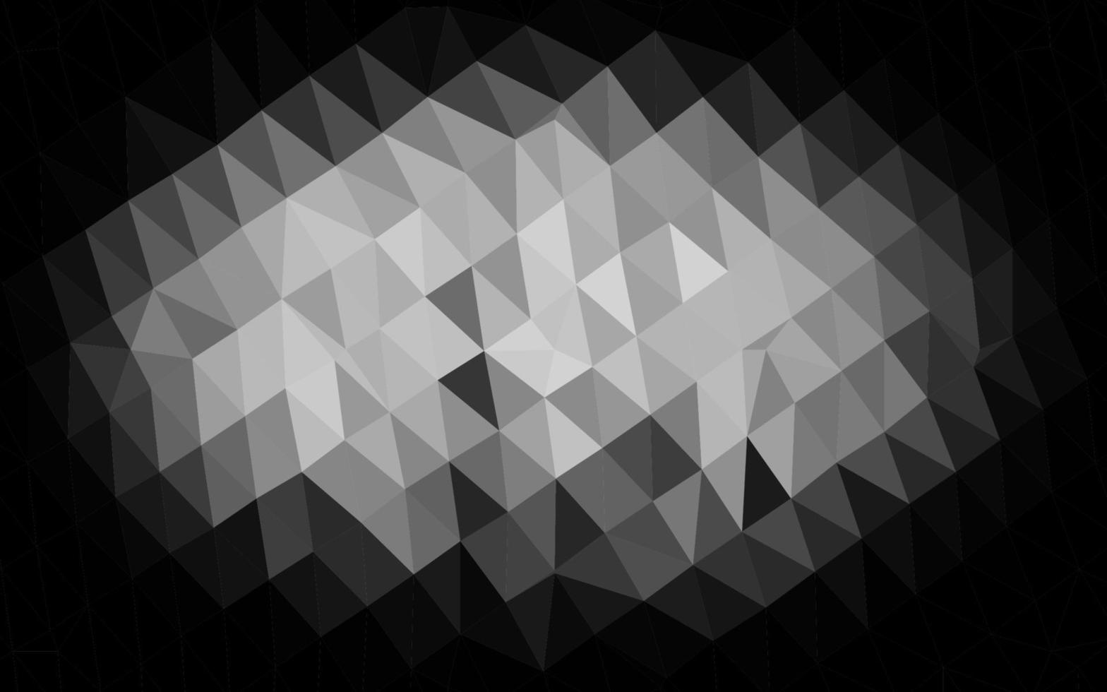 Light Silver, Gray vector low poly layout.