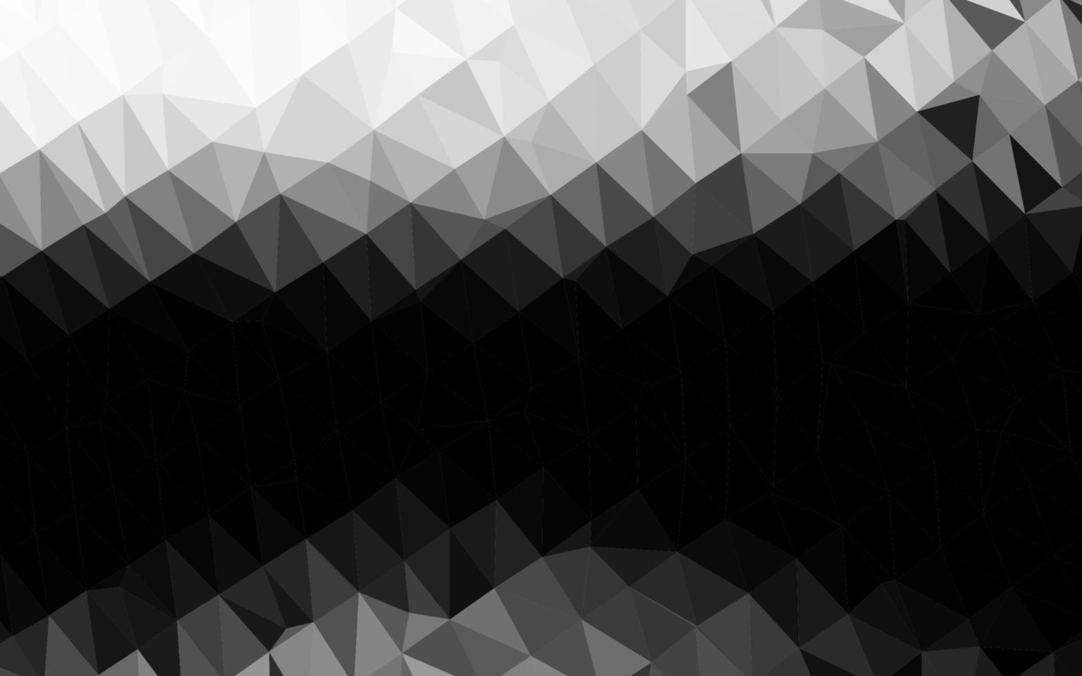 Light Silver, Gray vector shining triangular pattern.