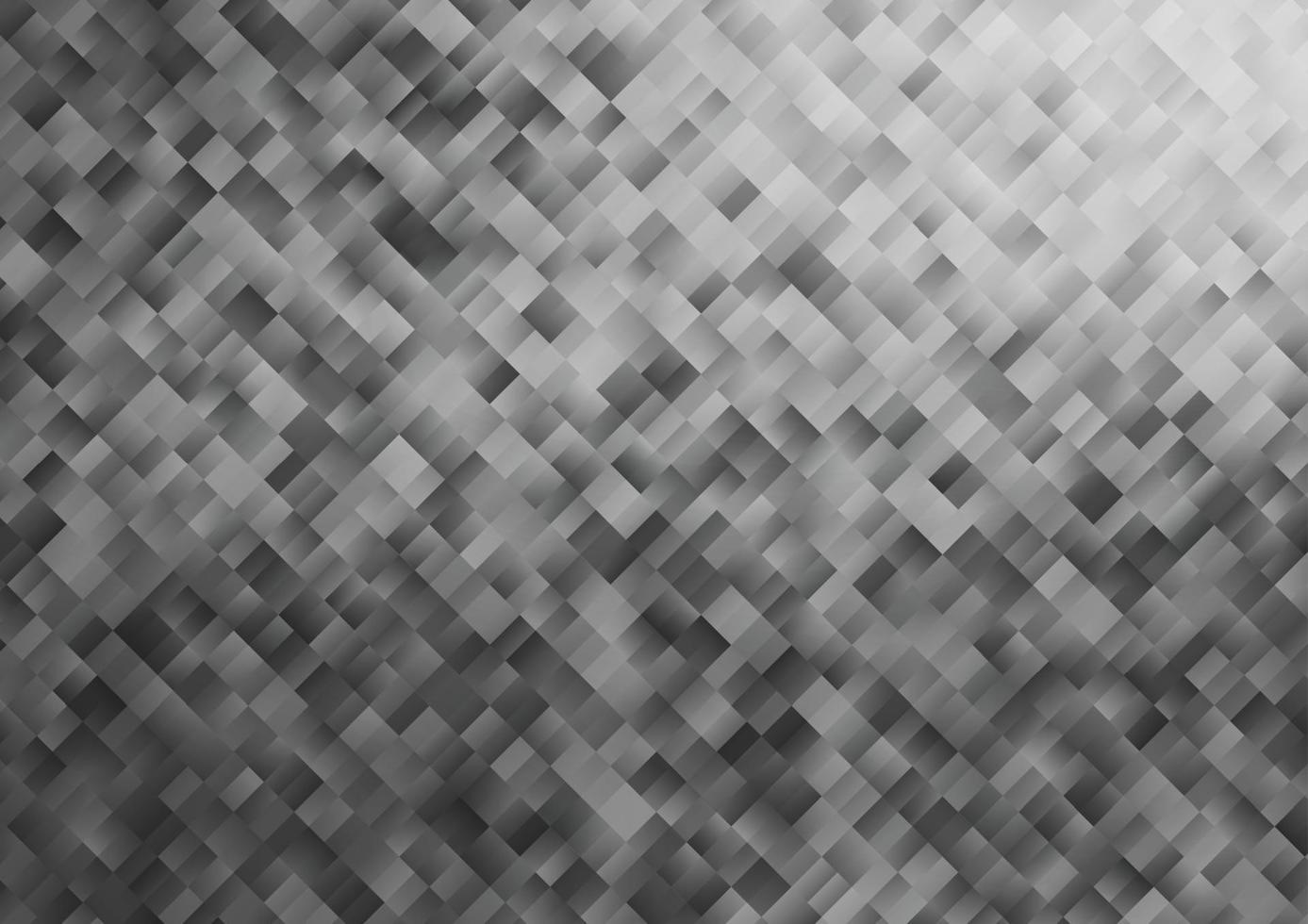 textura de vector gris plateado claro en estilo rectangular.