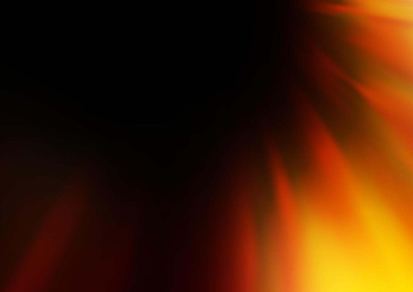 Dark Yellow, Orange vector blurred bright template.