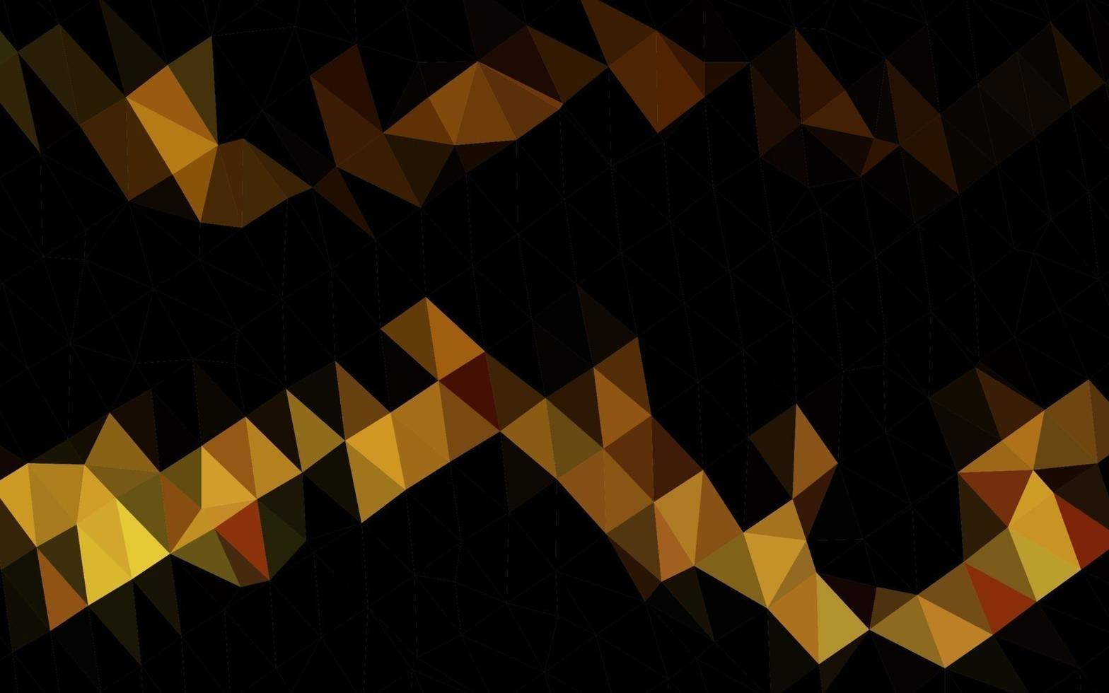 Dark Yellow, Orange vector blurry triangle texture.