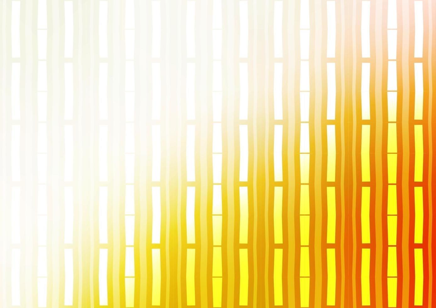 Light Yellow, Orange vector background with straight lines.