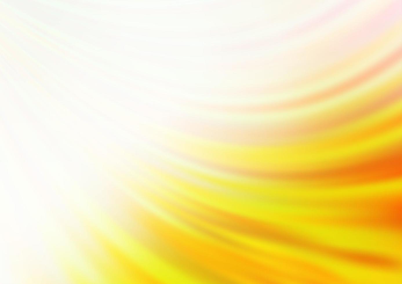 Light Yellow, Orange vector template with liquid shapes.