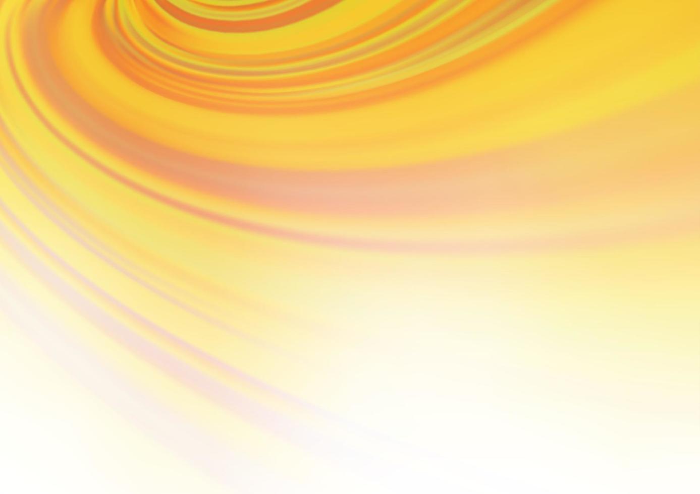 Light Yellow, Orange vector abstract bokeh pattern.