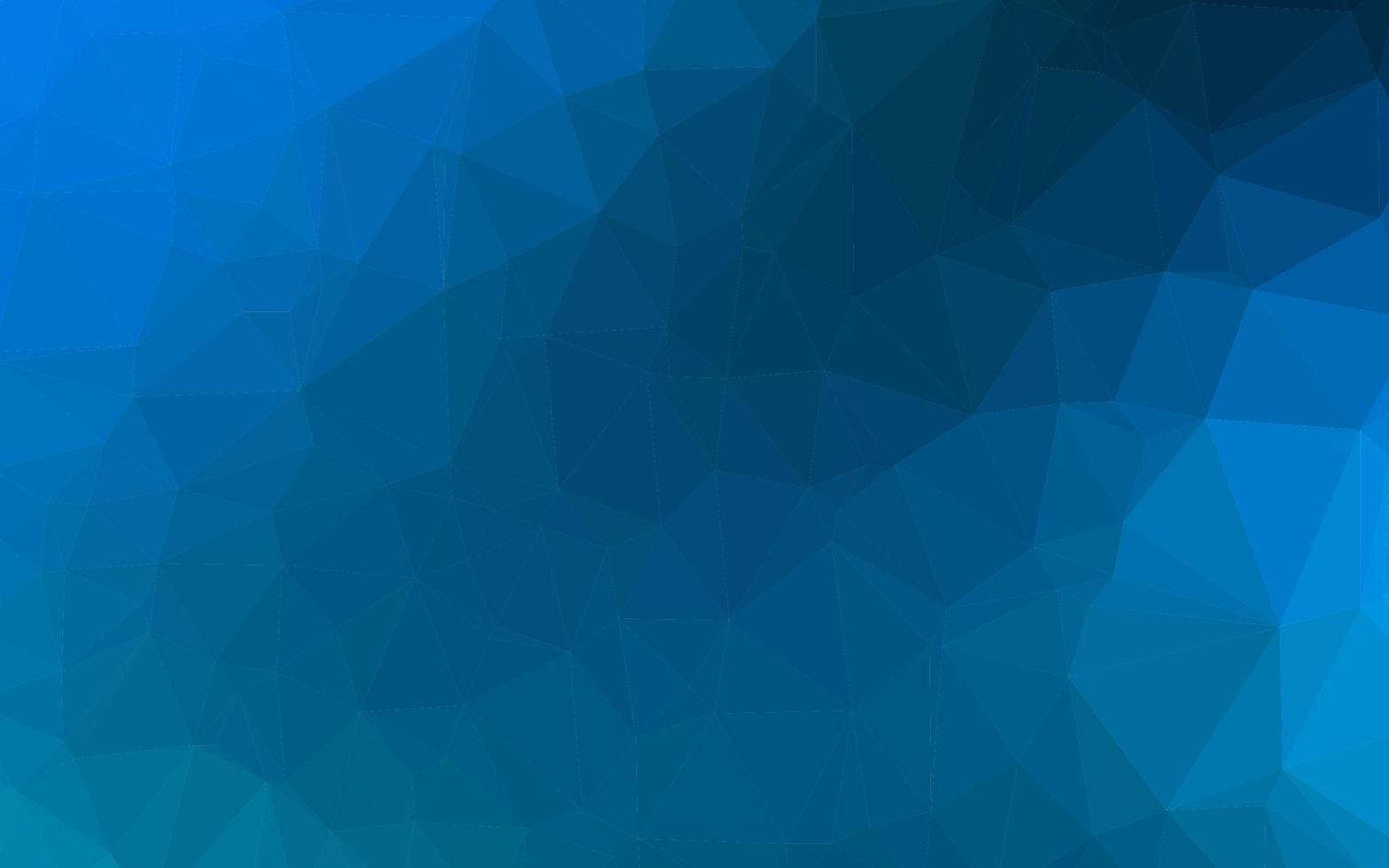 Light BLUE vector shining triangular background.