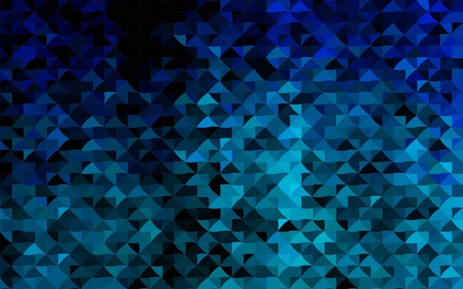 Dark BLUE vector template with crystals, triangles.