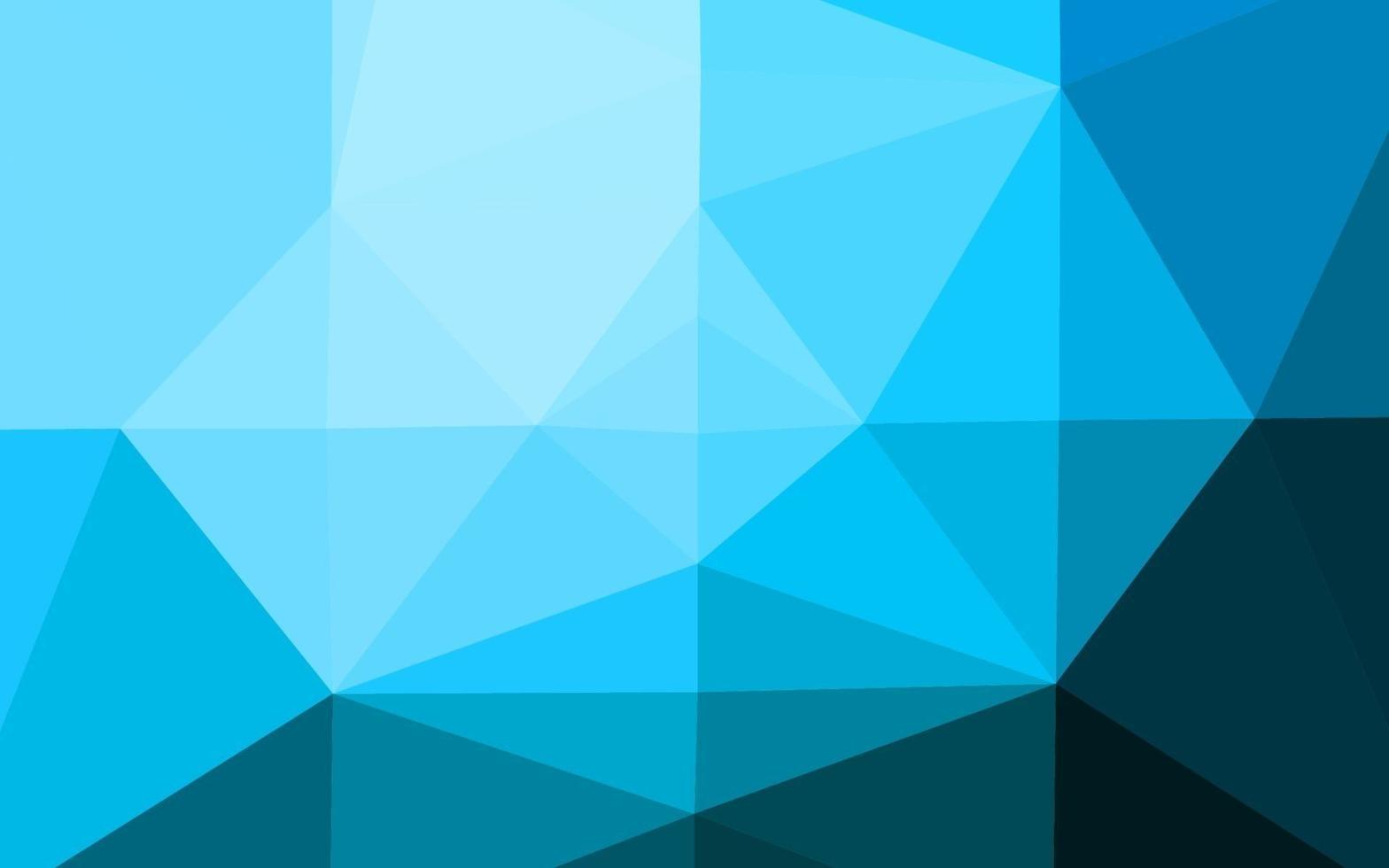 Light BLUE vector abstract polygonal cover.