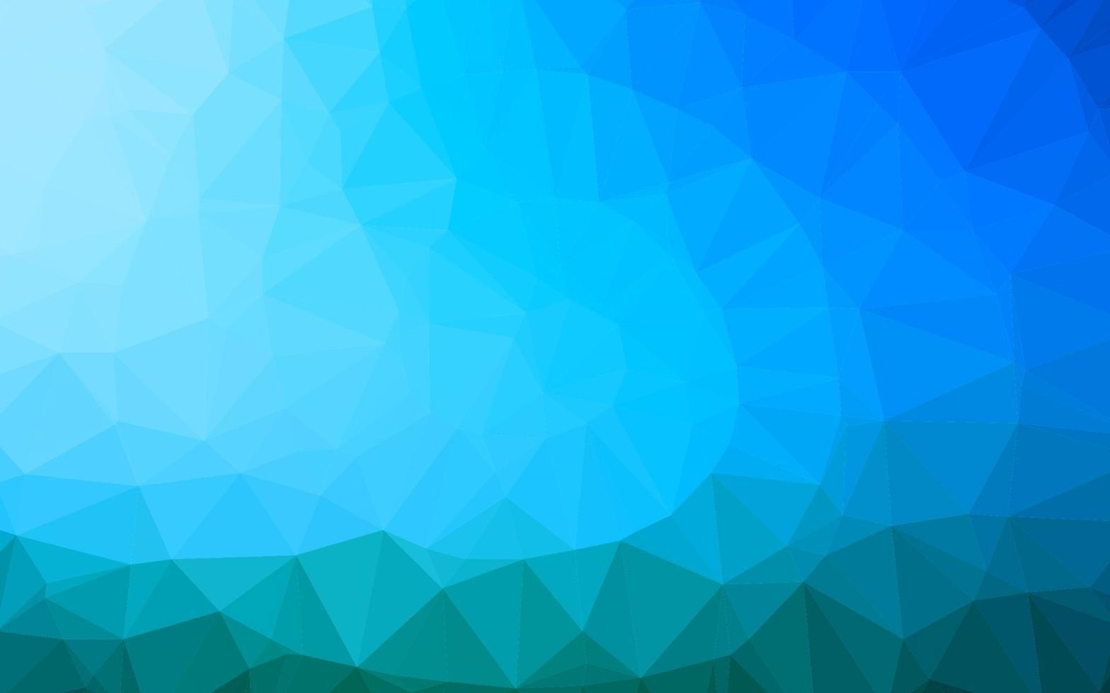 Light BLUE vector triangle mosaic cover.