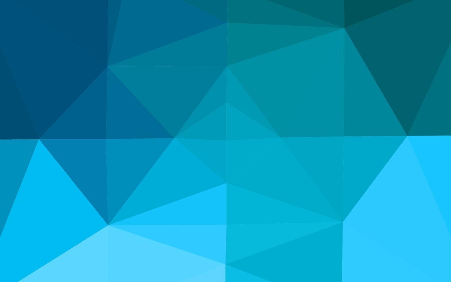 textura de mosaico de triángulo de vector azul claro.