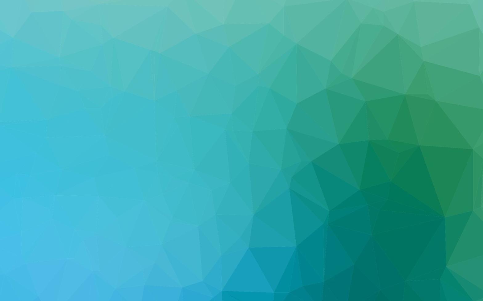 Light Blue, Green vector abstract polygonal texture.