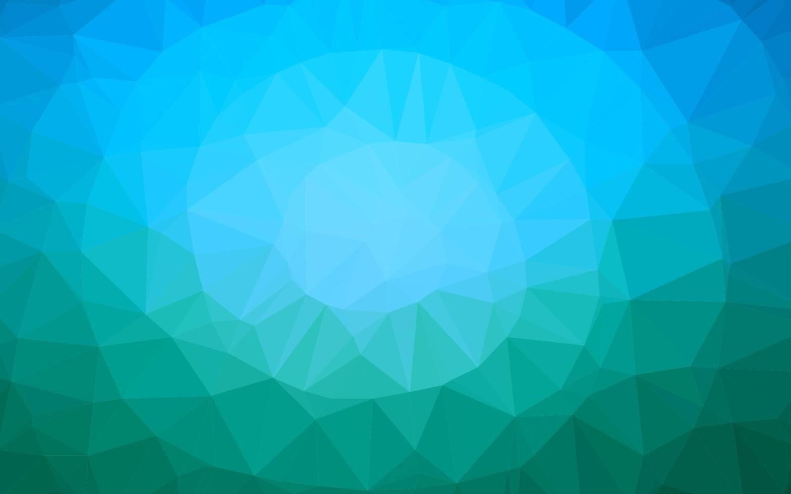 Light Blue, Green vector triangle mosaic texture.