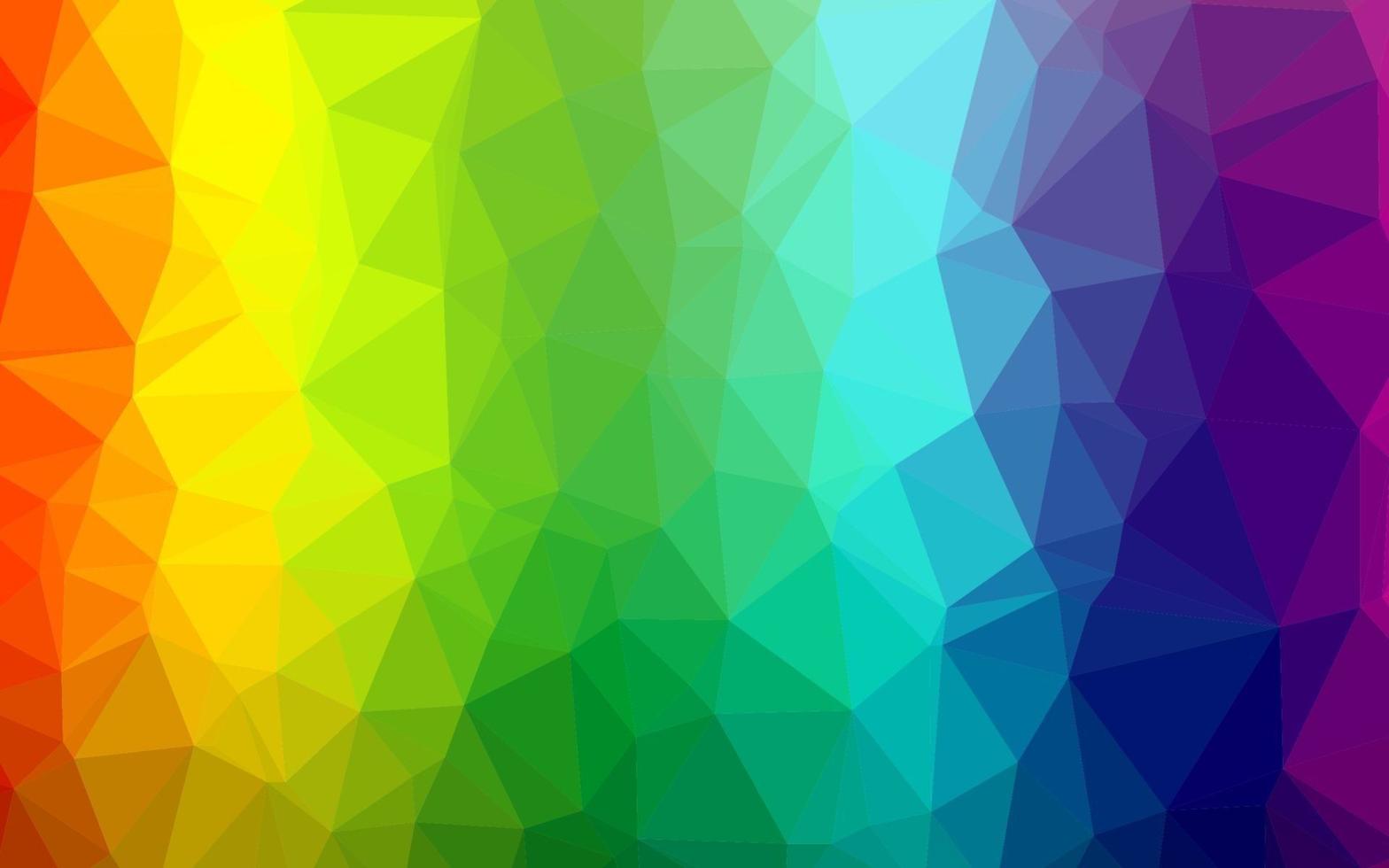 Light Multicolor, Rainbow vector shining triangular template.