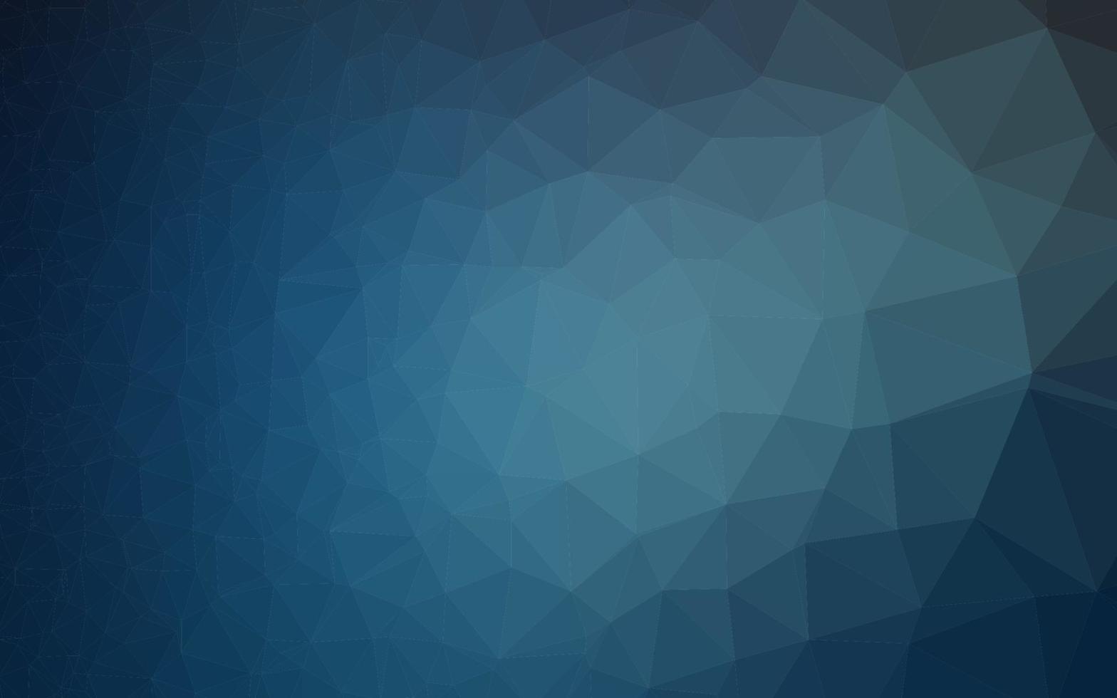 Dark BLUE vector low poly texture.