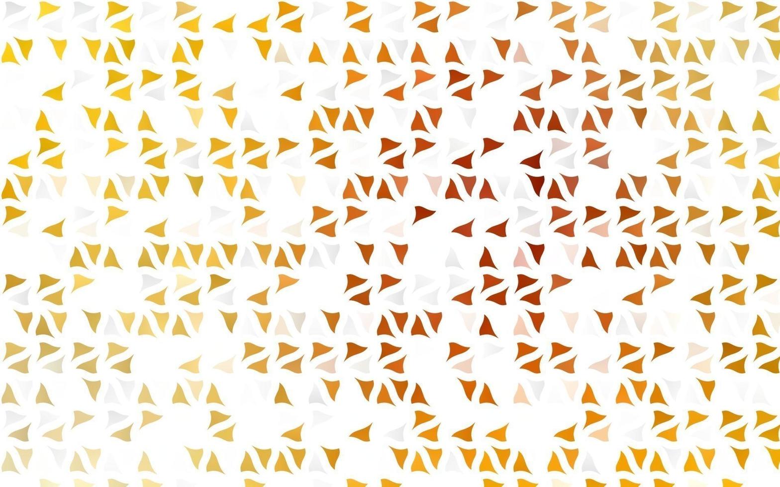 Light Yellow, Orange vector cover in polygonal style.