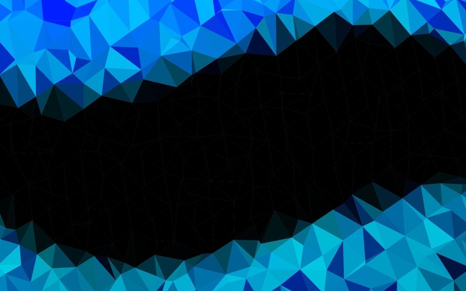 Light BLUE vector polygon abstract background.