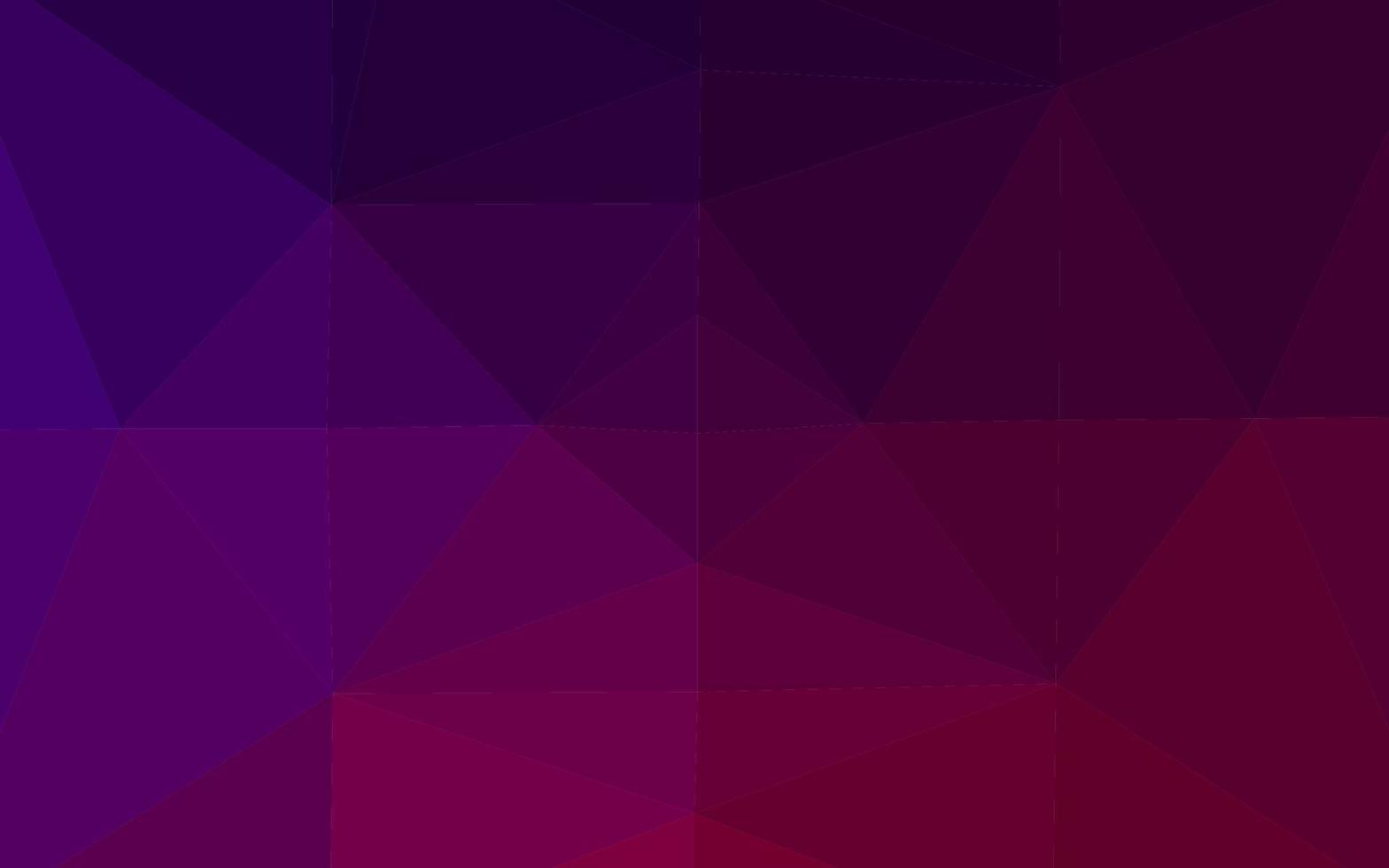 Dark Purple vector abstract polygonal layout.