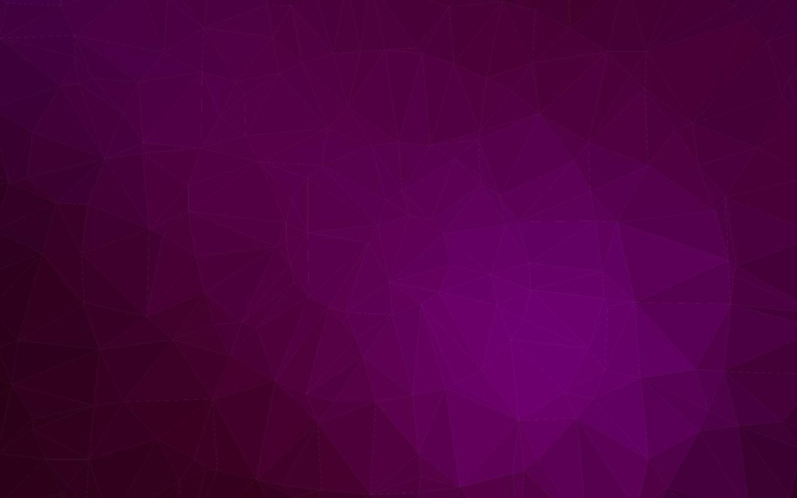 Dark Purple vector blurry triangle template.