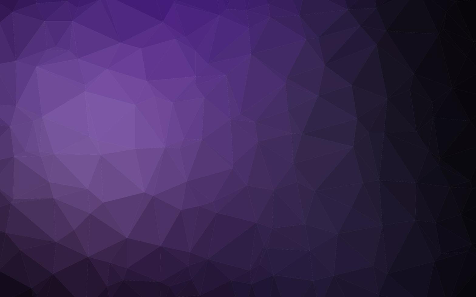 Dark Purple vector abstract polygonal texture.