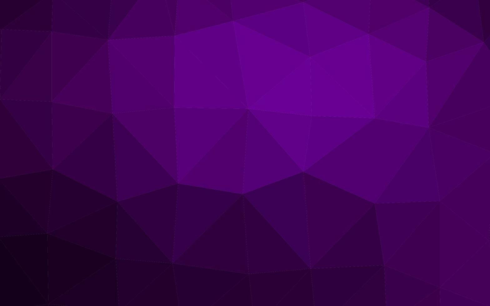 Dark Purple vector low poly layout.