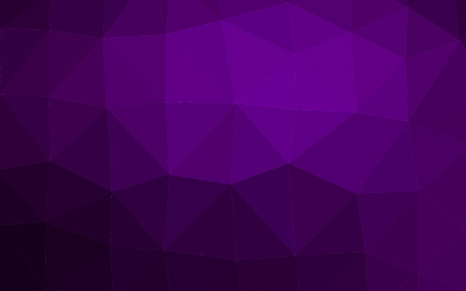 Dark Purple vector low poly layout.
