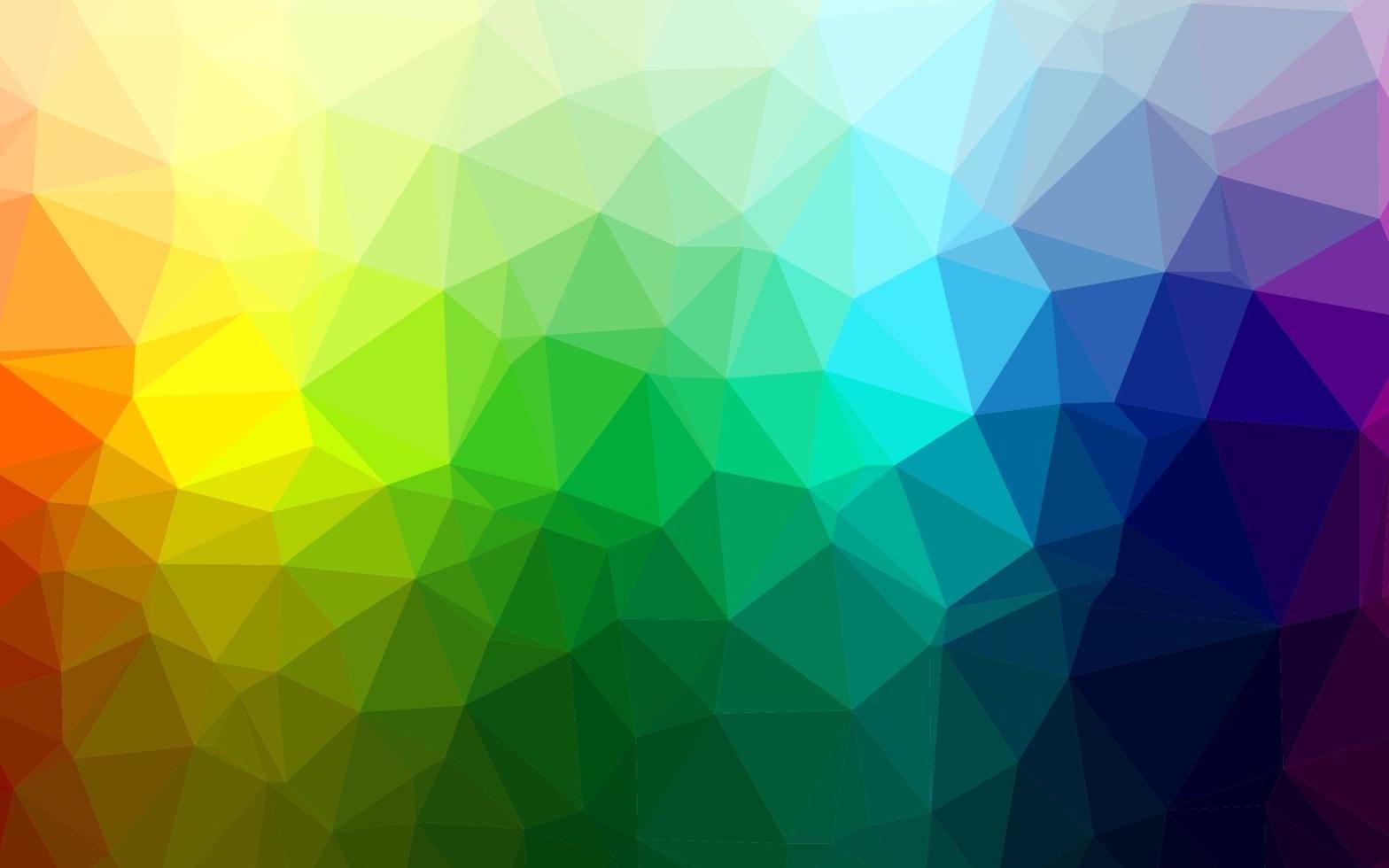 Light Multicolor, Rainbow vector low poly layout.