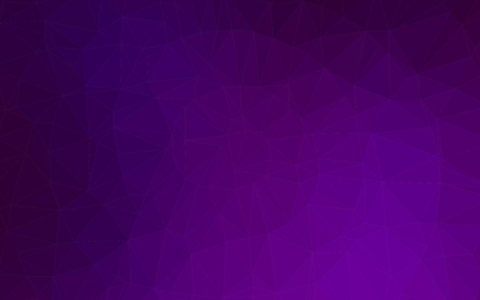 Dark Purple vector shining triangular pattern.
