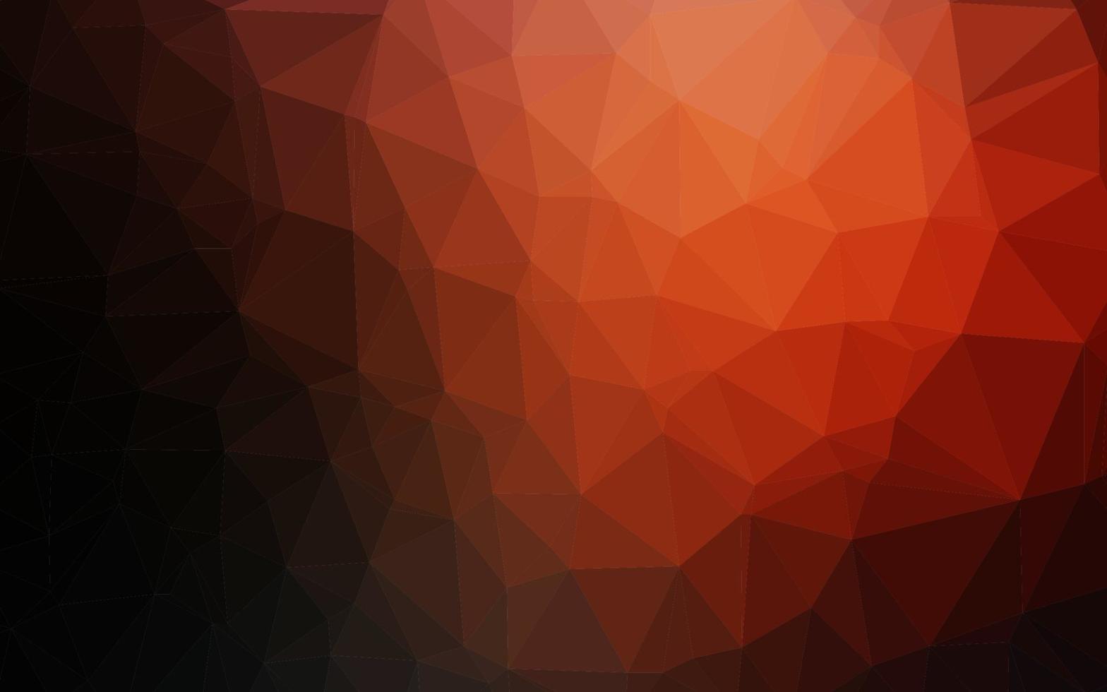 Dark Red, Yellow vector abstract mosaic backdrop.