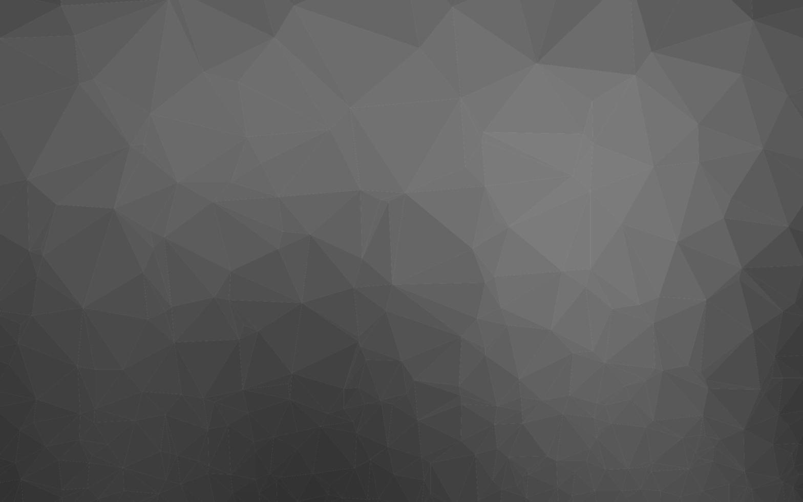 Light Silver, Gray vector abstract polygonal cover.