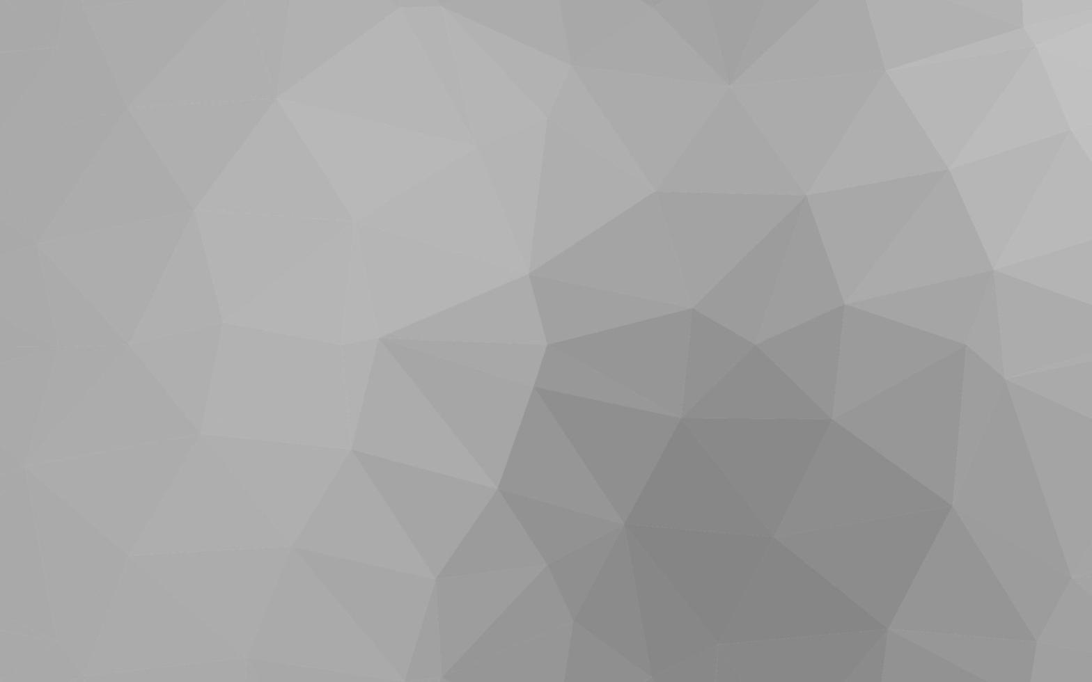 Light Silver, Gray vector polygonal template.