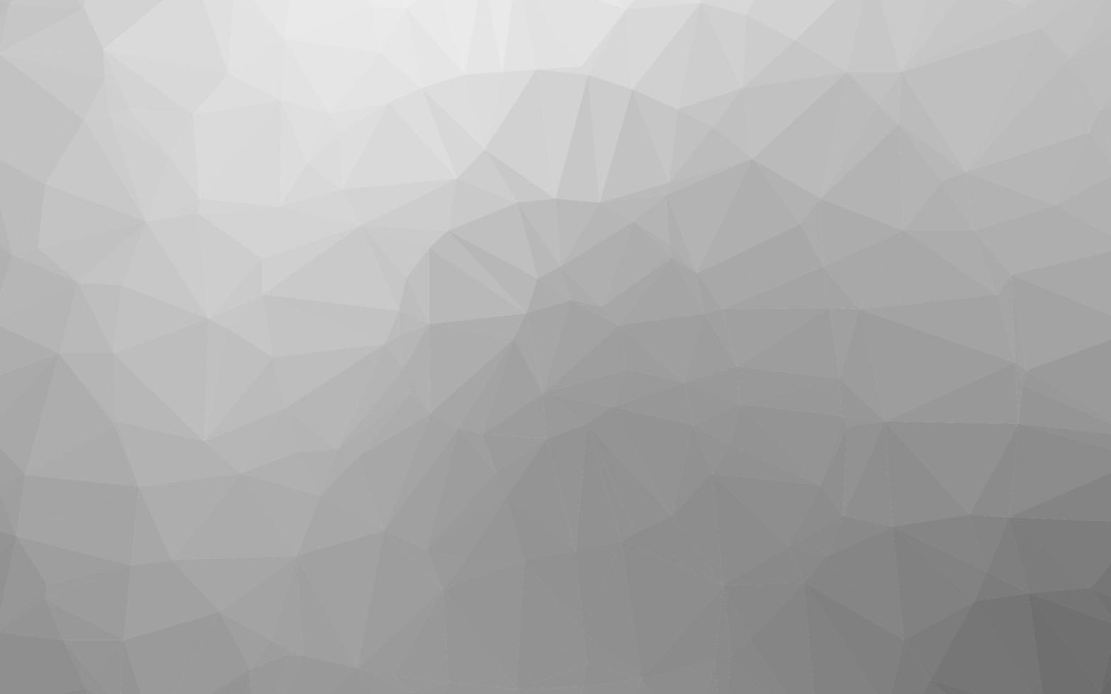Light Silver, Gray vector polygon abstract backdrop.