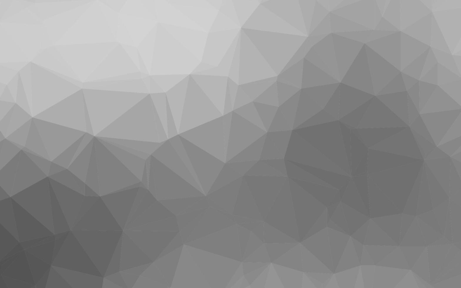 Light Silver, Gray vector polygonal template.