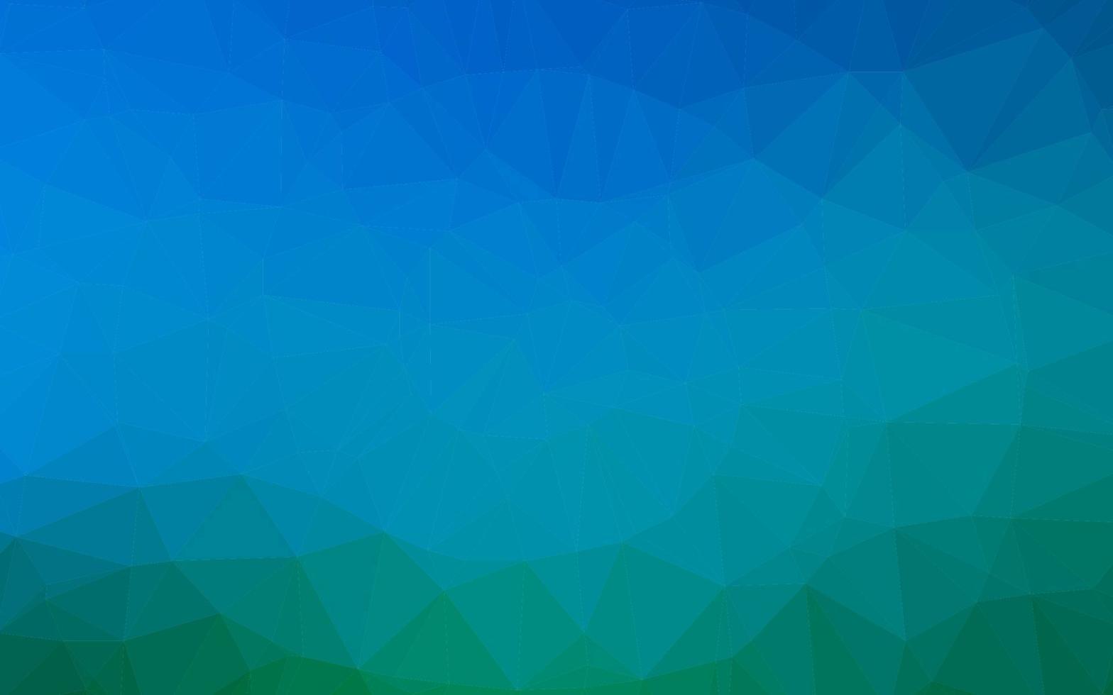 Light Blue, Green vector blurry triangle template.