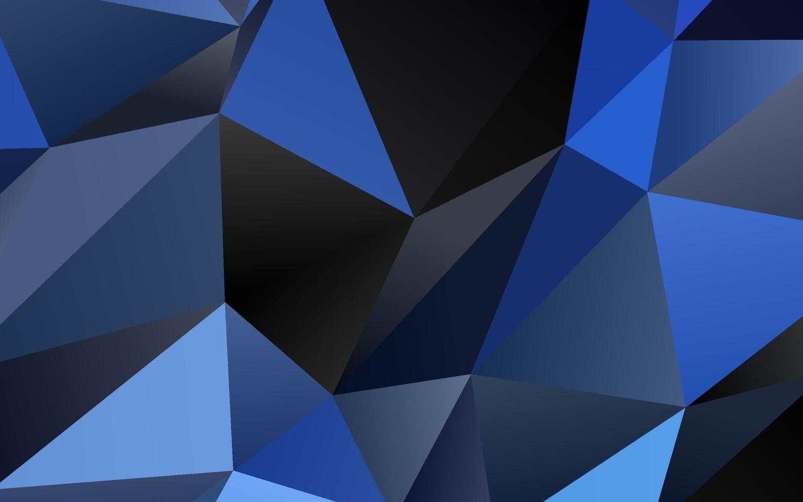 Light BLUE vector polygonal template.
