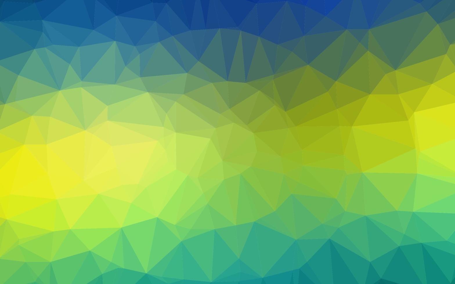 Diseño polivinílico bajo azul oscuro, vector amarillo.