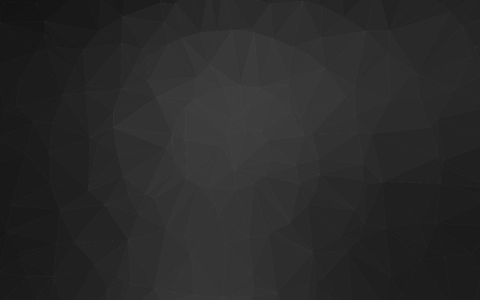 Dark Silver, Gray vector polygonal pattern.