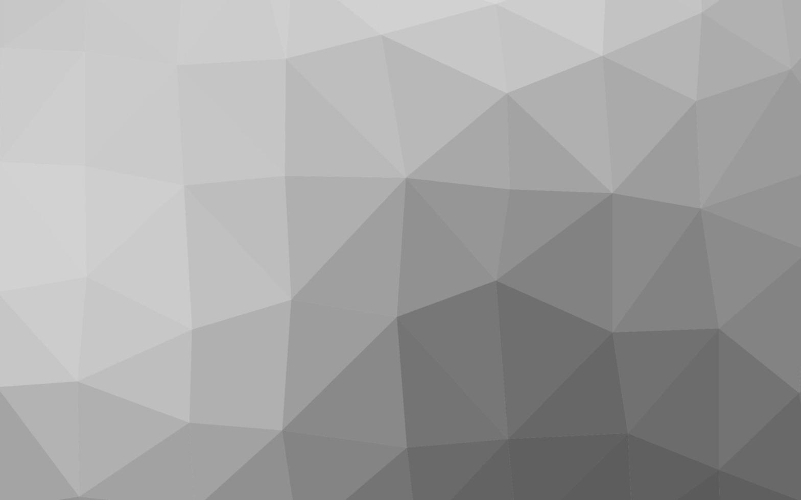 Light Silver, Gray vector shining triangular pattern.