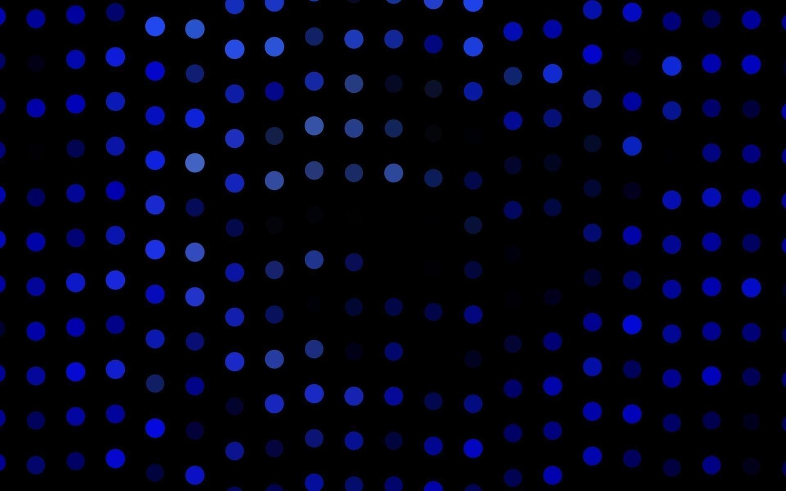 Dark BLUE vector background with bubbles.