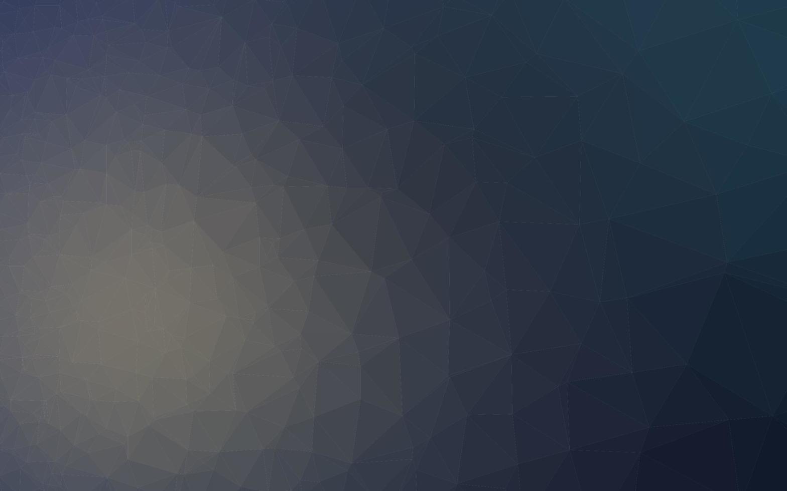 Dark BLUE vector abstract polygonal layout.