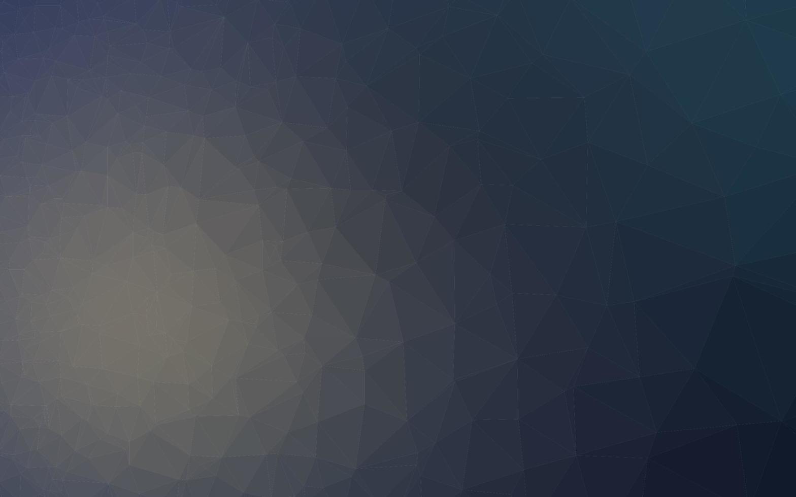 Dark BLUE vector abstract polygonal layout.