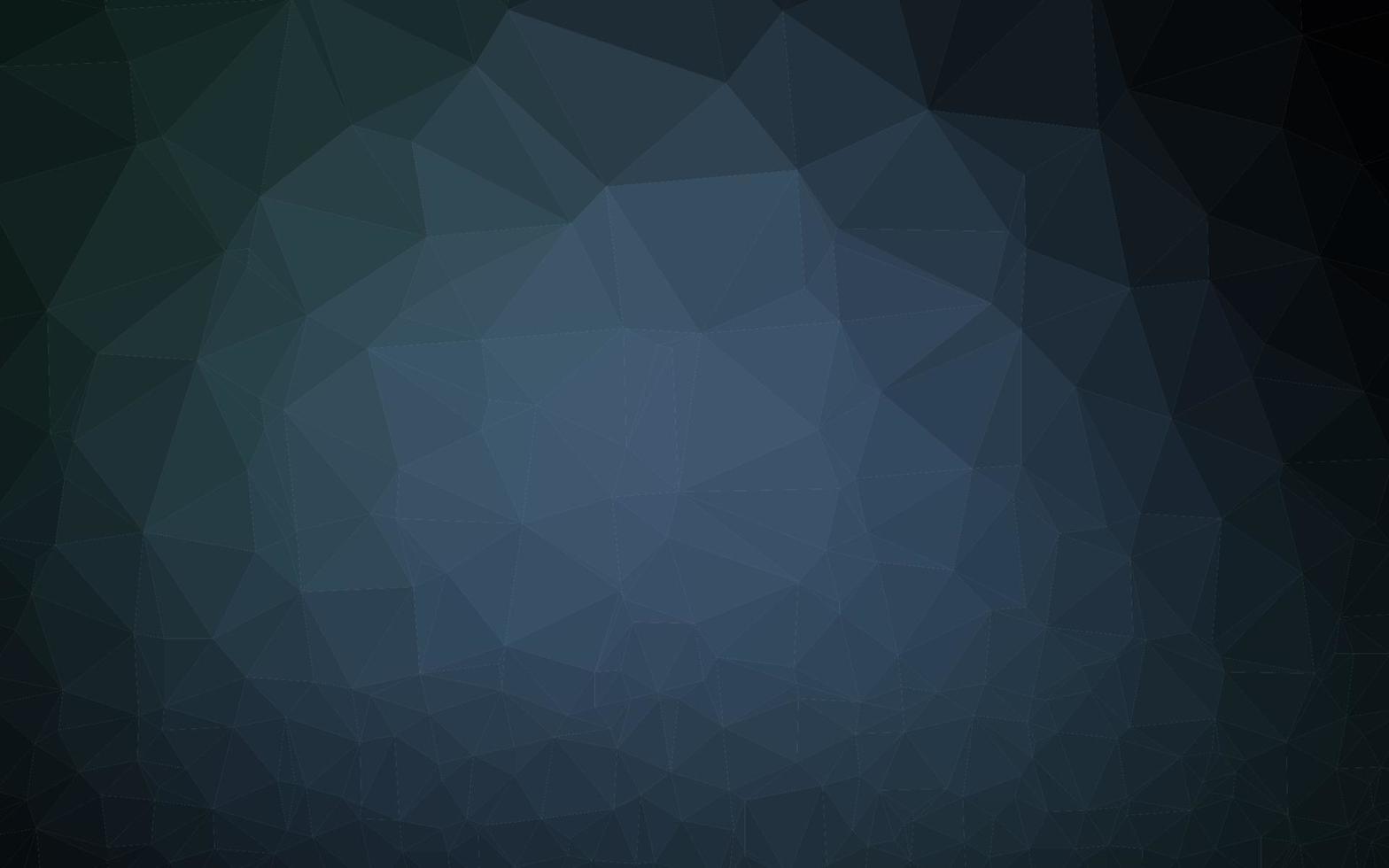 Dark BLUE vector triangle mosaic texture.