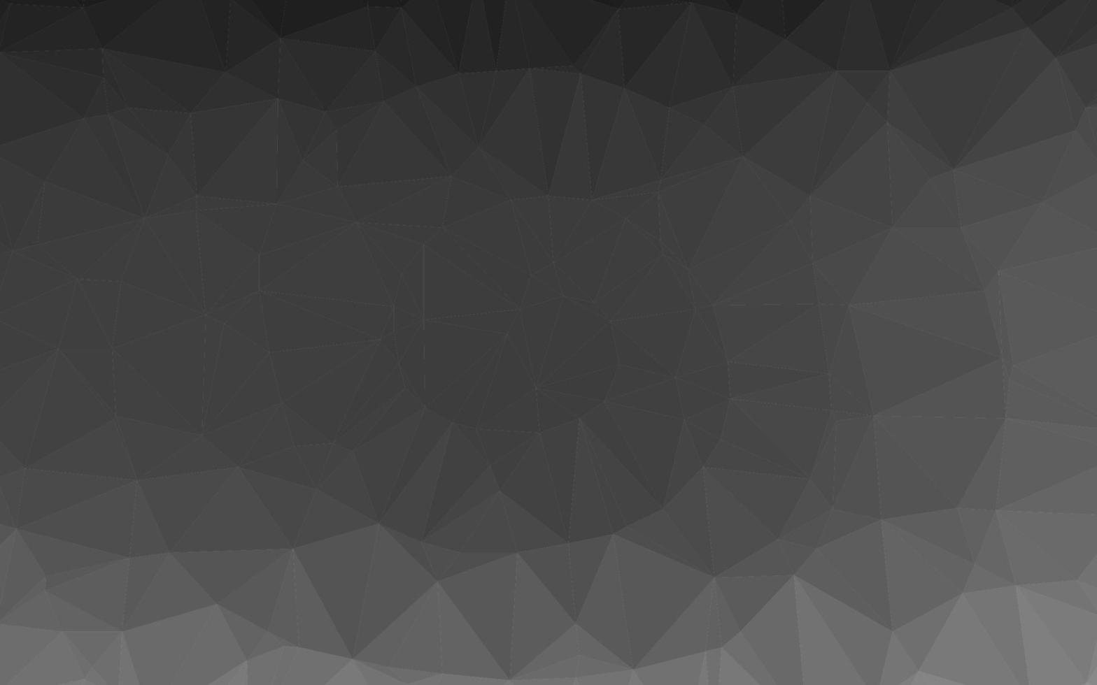 Dark Silver, Gray vector polygonal template.