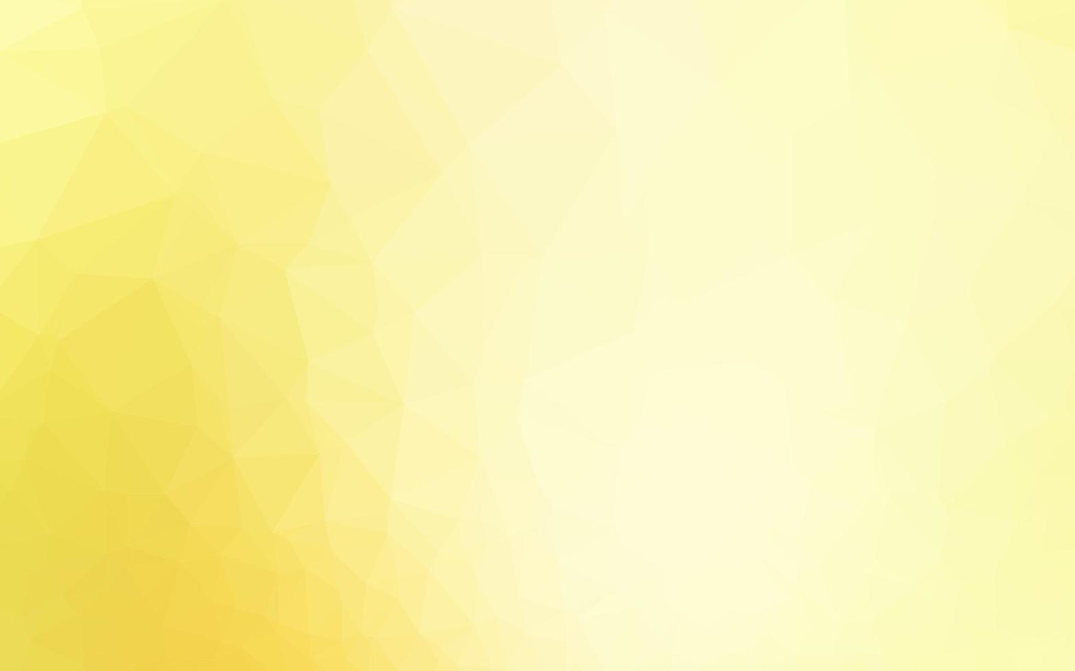 Light Yellow, Orange vector polygonal template.