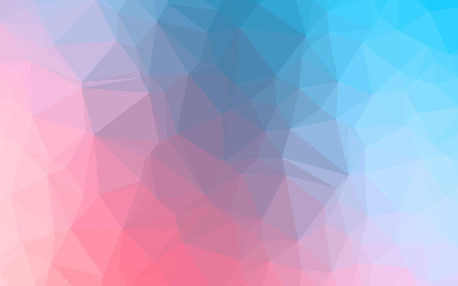 Light Blue, Red vector polygon abstract background. 6979458 Vector Art