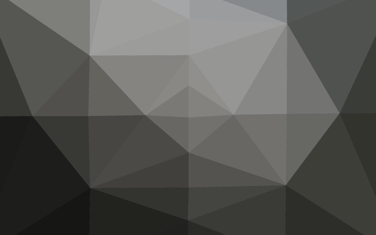 Dark Black vector polygonal template.