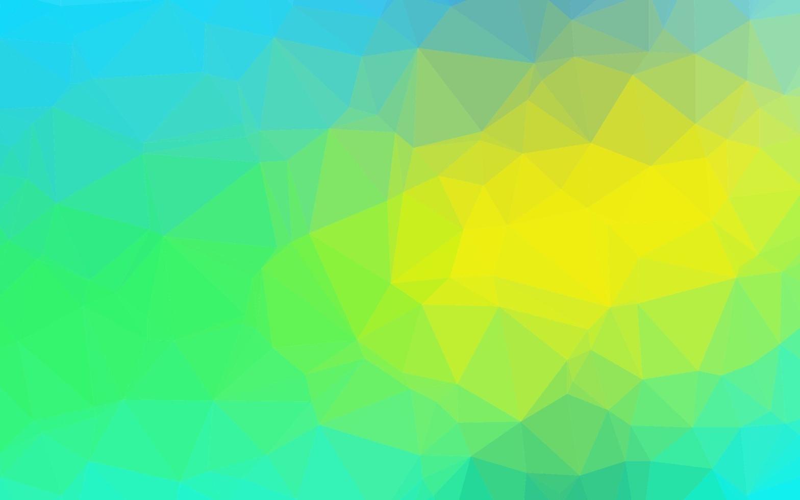 Light Blue, Yellow vector abstract polygonal texture.